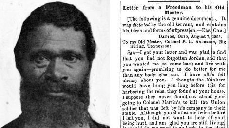 Картинка: Письма из прошлого: ответ бывшего раба хозяину.