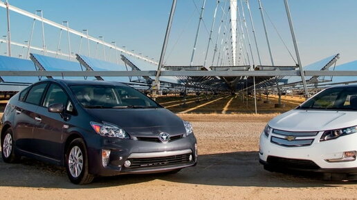 Картинка: Битва гибридов: Toyota Prius против Chevrolet Volt