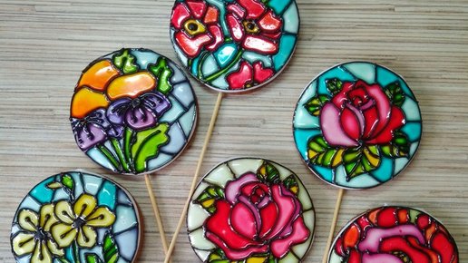 Картинка: Пряники витражные