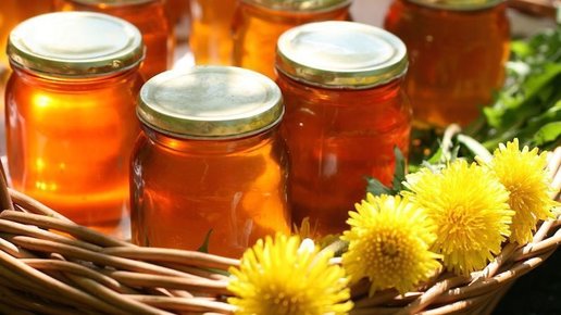 Картинка: Вкусный мед из одуванчиков