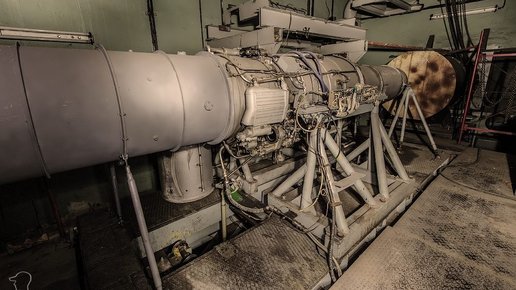 Картинка: Заброшенный испытательный комплекс реактивных двигателей