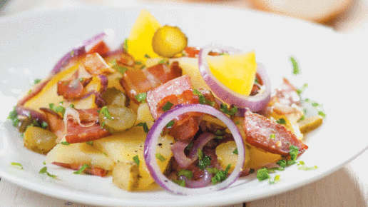 Картинка: Немецкий картофельный салат с беконом