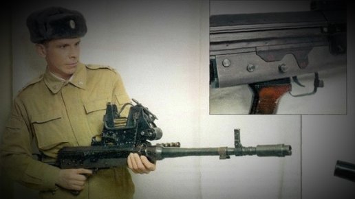 Картинка: Непринятый крупнокалиберный пулемет Барышева