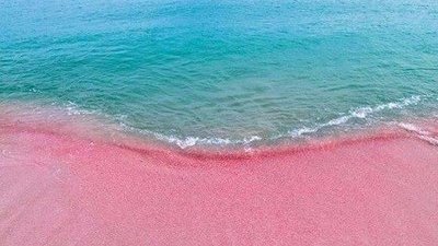Картинка: Розовый песок острова Харбор, Багамы