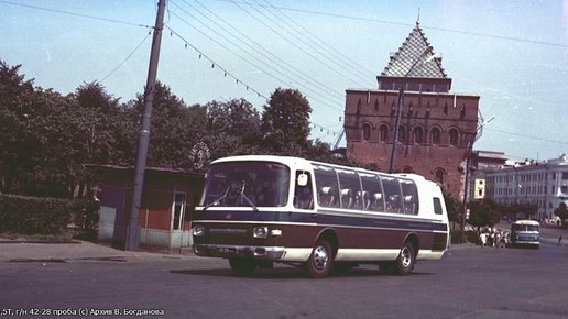 Картинка: Красивый и современный автобус из США или Европы? Нет, это ПАЗ «Турист» 1969 года! 