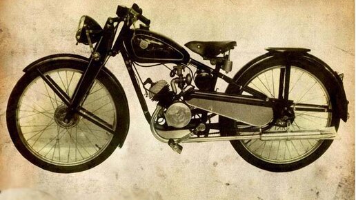 Картинка: Первый легкий мотоцикл СССР