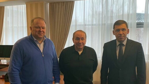 Картинка: Свердловский губернатор познакомился с главным КВНщиком России