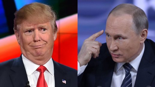 Картинка: Трамп в шоке от России