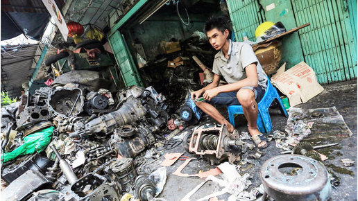 Картинка: Как отремонтировать мотобайк в Таиланде