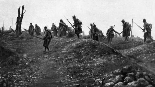 Картинка: Фотографии полей сражений Первой Мировой войны тогда и спустя 100 лет