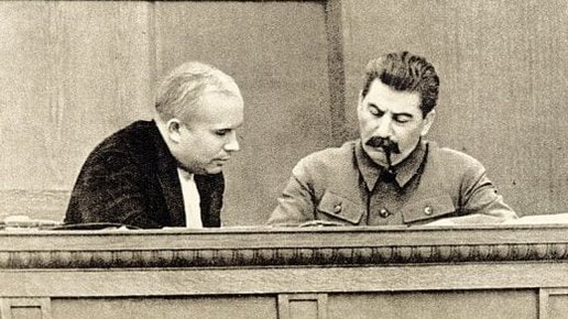Картинка: Сталин и паникер.