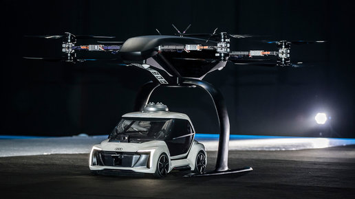 Картинка: Прототип беспилотного такси  от Audi, Airbus и Italdesign совершил первый полет на публике