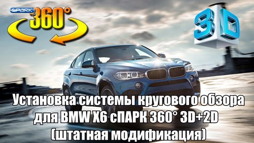 Картинка: BMW X6 + Bird View 360° = комфорт. Фото и видео обзор.