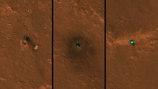Картинка: Как выглядит одиночество: зонд InSight сфотографировали из космоса