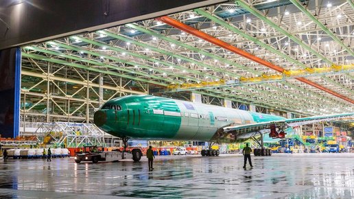 Картинка: Этот Boeing 777X никогда не поднимется в небо 