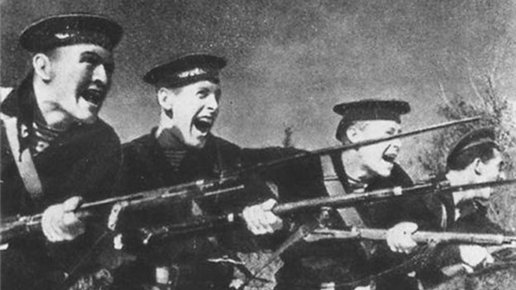 Картинка: Штыковая атака красноармейцев, настоящий ужас для фашистов