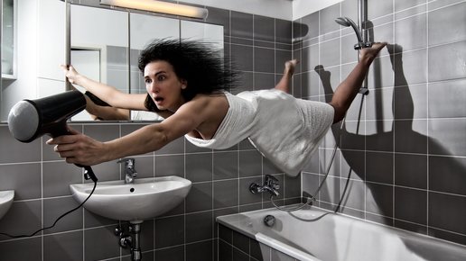 Картинка: Как безопасно сушить волосы феном