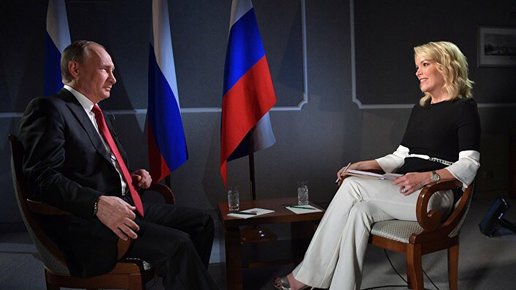 Картинка: Телеведущая, которая брала  интервью у Путина, осталась без работы.