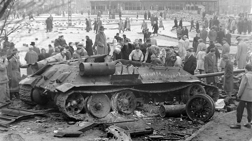 Картинка: Советский солдат вспоминает о боях в Будапеште 1956 года: 