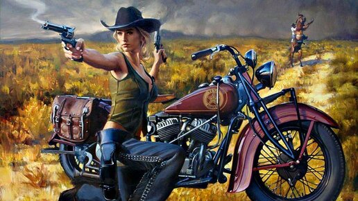 Картинка: Всё больше женщин выбирает мотоцикл