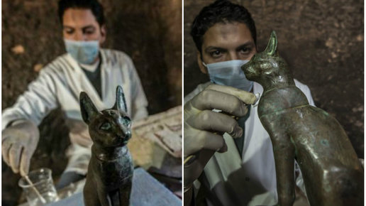 Картинка: Археологи нашли десятки кошачьих мумий в египетских гробницах