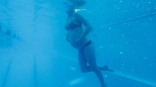 Картинка: Бассейн во время беременности