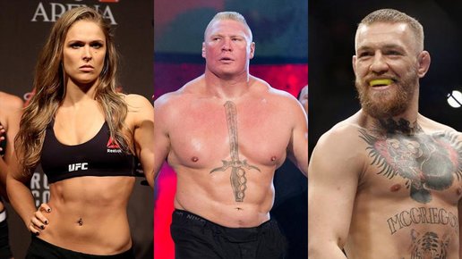 Картинка: Леснар против Макгрегора и Роузи: битва гонораров за один бой в UFC