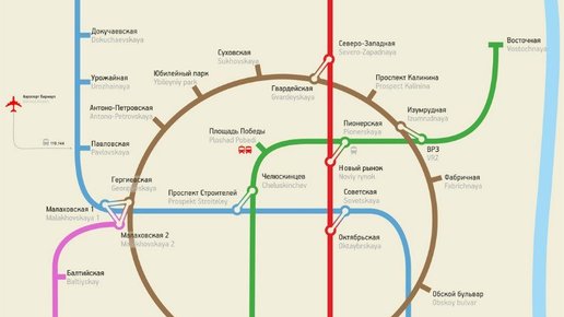 Картинка: Житель Барнаула выдумал метро в своем городе