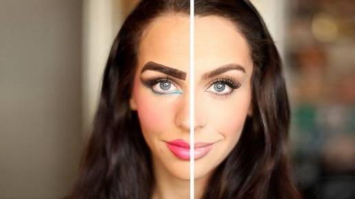 Картинка: Ошибки макияжа | Неправильный фон