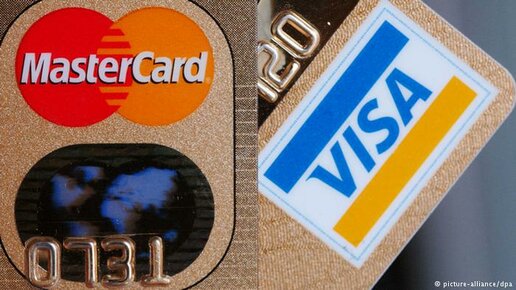 Картинка: Возможно отключение малых банков от обслуживания кредитных карт Visa и Mastercard