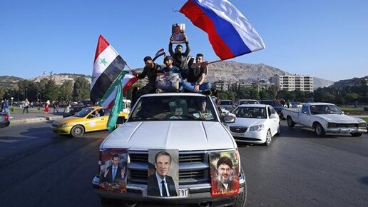 Картинка: За Асада и Россию: Сирия восстала против США