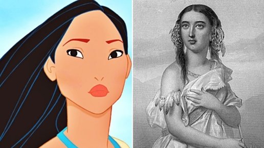 Картинка: Что заставило индейскую принцессу приняла христианство и уехать к колонизаторам?
