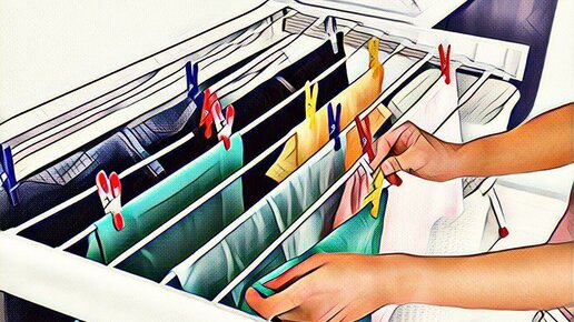 Картинка: Почему вредно сушить белье в квартире