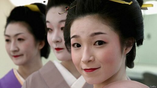 Картинка: Три японских лица