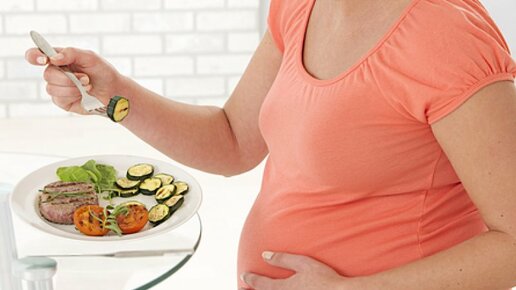 Картинка: Рациональное и сбалансированное питание беременных