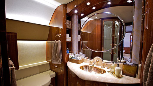 Картинка: Туалеты в частных самолетах 