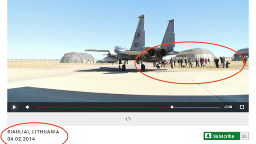 Картинка: Перехват российских самолётов: адский монтаж и показуха