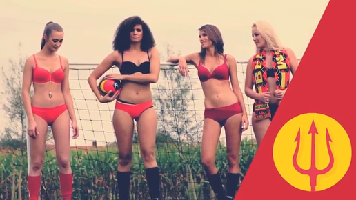 Картинка: Бельгийские модели сняли горячий ролик в поддержку сборной 
