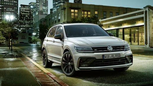 Картинка: Новенький кросс Volkswagen Tiguan с пакетом Black R-Line
