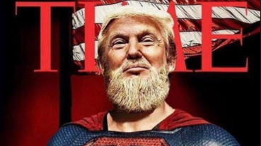 Картинка: Трамп прикинулся супергероем! 