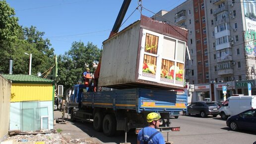 Картинка: В 2018 г. в Краснодаре демонтировали 852 незаконно установленные конструкции