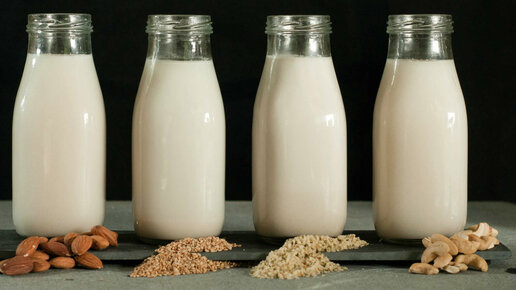 Картинка: 3 самых популярных вида растительного молока