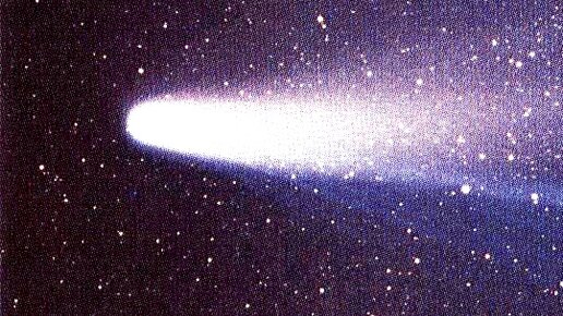 Картинка: Комета Галлея - самая знаменитая комета! Когда она прилетит к нам?