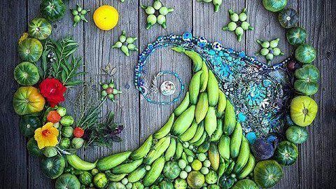 Картинка: Необыкновенно яркие картины из овощей
