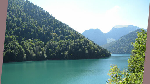 Картинка: Озеро Рица — чудо природы в  Абхазии