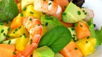 Картинка: Тропический салат с Креветками.